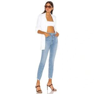 GRLFRND | Kendall High Rise Skinny Jeans Know by Now Cotton Stretch Blue